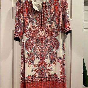 Patterned soft dress